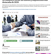 De Falabella a Volcan: las fusiones y adquisiciones ms destacadas de 2024